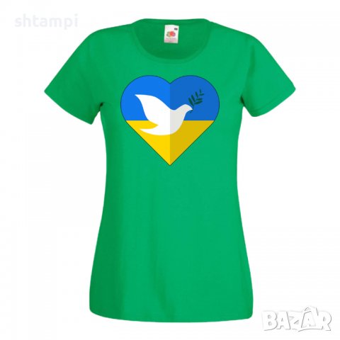 Дамска Тениска Peace In Ukraine 2 спрете войната,подкрепям Укркайна,, снимка 3 - Тениски - 37213393