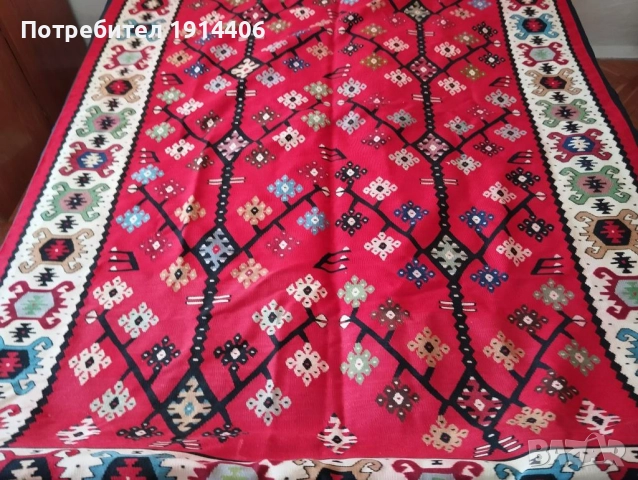 Котленски, Чипровски килим, нов, ръчно тъкан по поръчка, 100 % вълна, снимка 7 - Други ценни предмети - 51869621