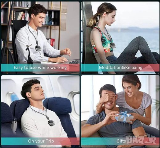 Мини TENS Масажор Амулет Електро Стимулация Мускулна Релаксация Импулсно Облекчаване на Напрежението, снимка 16 - Масажори - 43622515