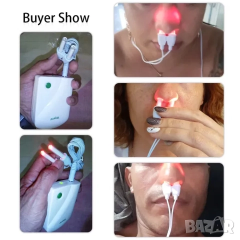 BIONASE уред за фототерапия на синузит и ринит, сенна хрема, снимка 6 - Други стоки за дома - 52212187