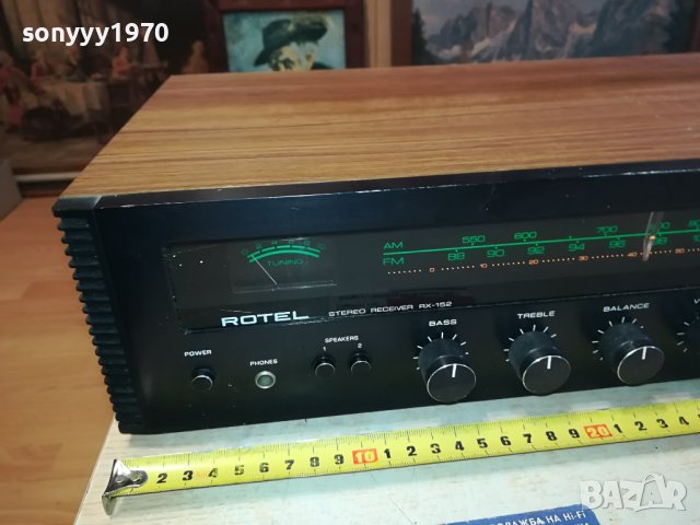 ROTEL RX-152 RECEIVER-ВНОС SWISS 0102241028, снимка 3 - Ресийвъри, усилватели, смесителни пултове - 44078461