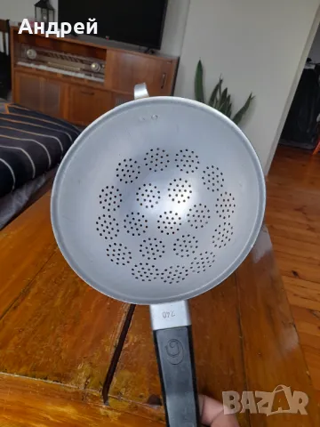 Стара алуминиева цедка,гевгир #11, снимка 2 - Други ценни предмети - 48642988