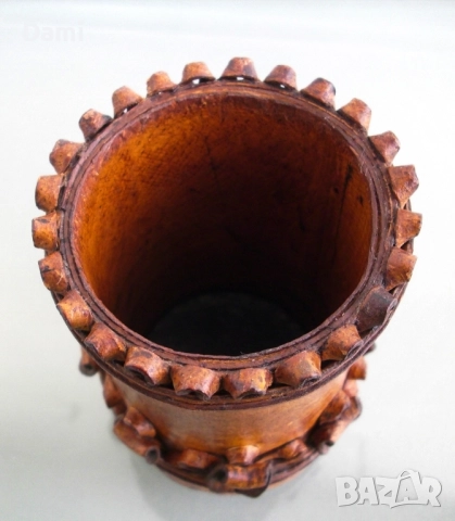 Моливник и гаванка ест.кожа комплект, снимка 7 - Ученически пособия, канцеларски материали - 52945620