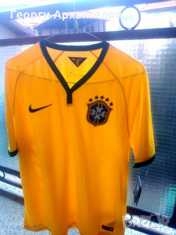 Футболна фланелка на Бразилия (оригинална), снимка 5 - Спортни дрехи, екипи - 27591200