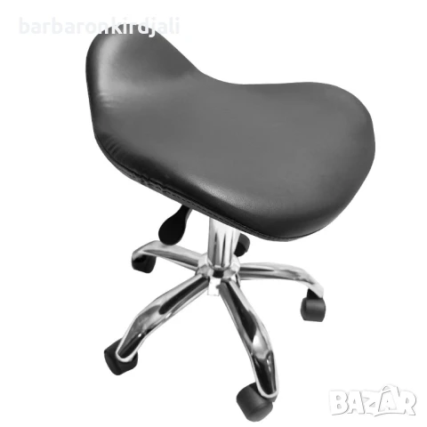 Професионална работна табуретка с регулиране на височината, снимка 2 - Фризьорски столове - 51326516