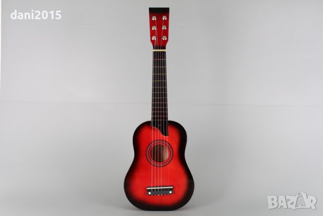 Дървена китара - 64 см., снимка 8 - Музикални играчки - 43233373