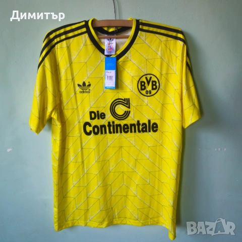 Футболна Тениска Adidas Jersey Borussia Dortmund soccer Zlatkov чисто нова размер 2XL BVB