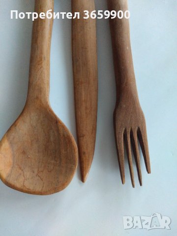 Сет за сервиране,дърворезбован-3части, снимка 3 - Други стоки за дома - 40254620