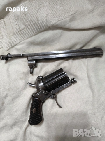 Малък револвер, пиперница. Пистолет, салонен пищак, пищов , снимка 8 - Антикварни и старинни предмети - 53579958