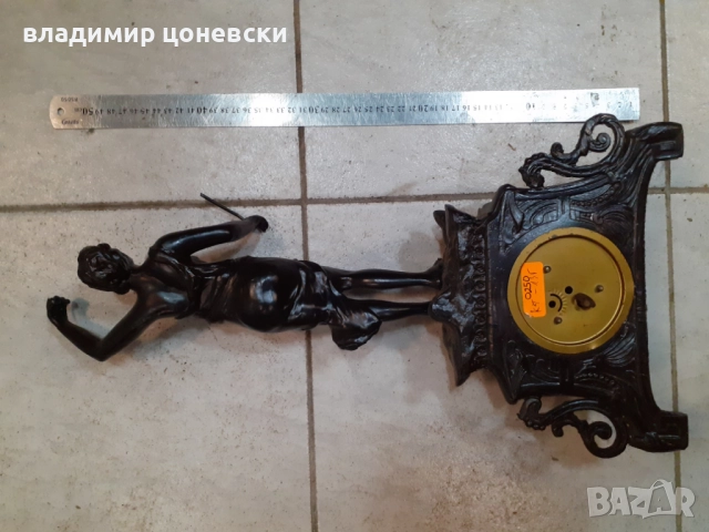 Стар френски каминен,настолен часовник, снимка 2 - Антикварни и старинни предмети - 52709899