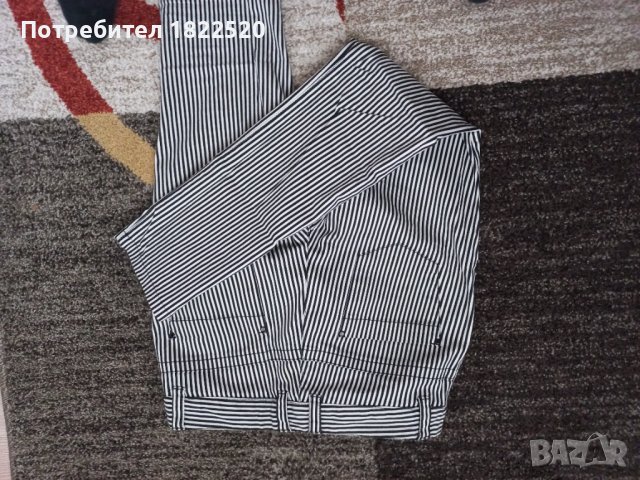 Дънки H&M в черно и бяло , снимка 4 - Дънки - 40227654