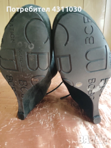 Черни велурени боти BCBG Generation 36/37 , снимка 10 - Дамски боти - 53417206