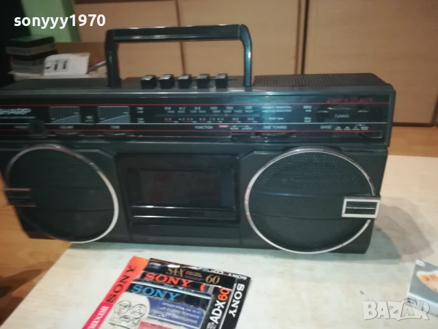 SHARP GF-3939 1708250832, снимка 10 - Радиокасетофони, транзистори - 51389449