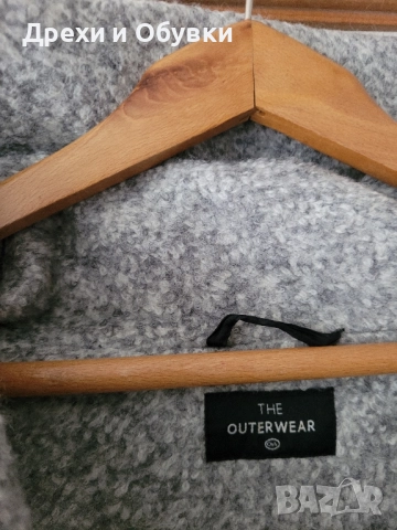 Палто с качулка CUBAS AS вълна, снимка 9 - Палта, манта - 52544440