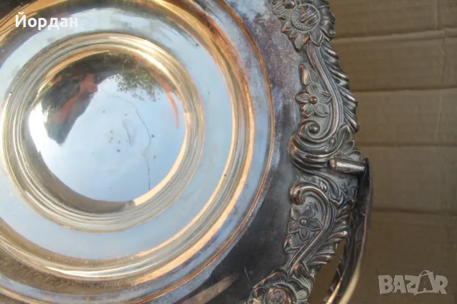 Посребрена масивна фруктиера, снимка 10 - Други - 47764621