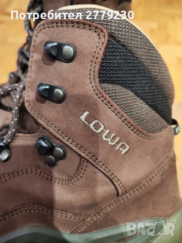 Туристически LOWA RENEGADE N411/2 неразличими от нови!, снимка 2 - Спортна екипировка - 43202185