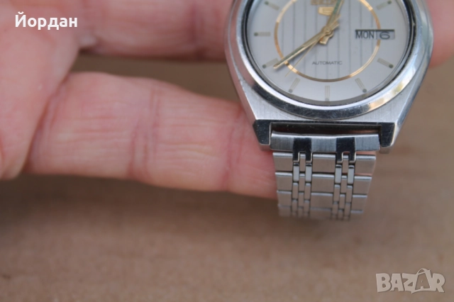 Автоматичен Японски часовник ''Seiko 5'', снимка 3 - Мъжки - 52308488