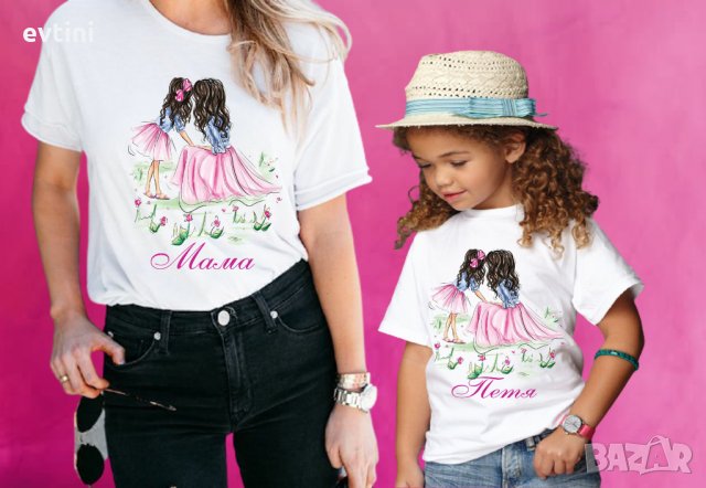 Тениски за "Майка и дъщеря", снимка 6 - Тениски - 27873619