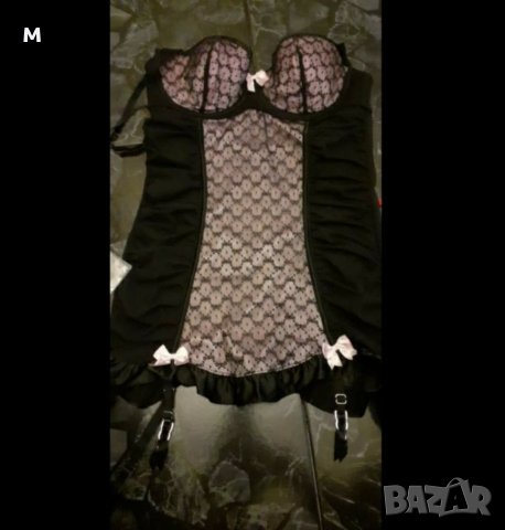 Корсет черно с розово, снимка 1