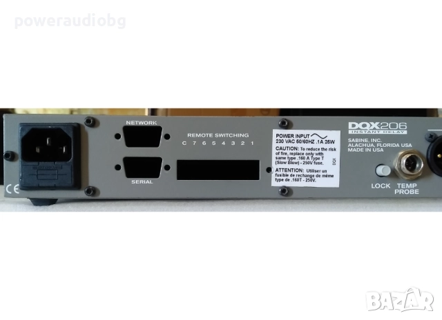 Дигитален звуков процесор Sabine DQX206 Digital Signal Processor (DSP), снимка 11 - Ресийвъри, усилватели, смесителни пултове - 52916086