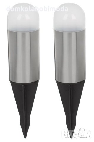 Соларна лампа, 4x11см, четири броя, снимка 2 - Соларни лампи - 40776400