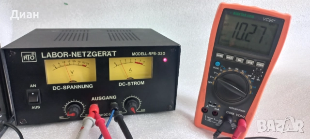 Лабораторно захранване RPS 330, снимка 3 - Друга електроника - 52837282