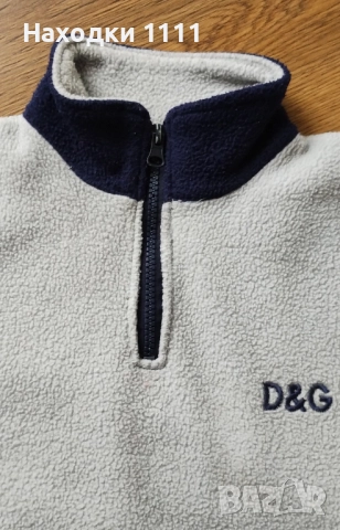 Оригинален пуловер от полар на Dolce & Gabbana, размер 122-128, 7-8 години, снимка 6 - Детски пуловери и жилетки - 51983112