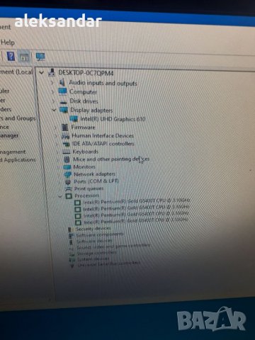 . thinkcentre. Pentium.GOLD.G5400.ssd 512Gb.+.1TB.HARD.RAM.DDR4.8GB., снимка 4 - Работни компютри - 38134928