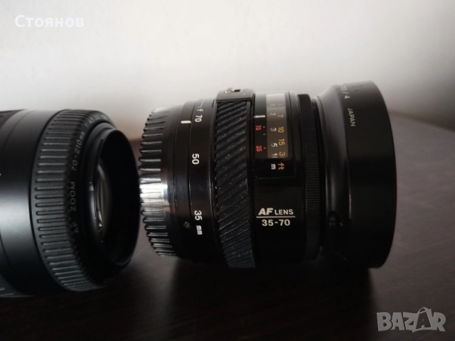 Обективи MINOLTA 70mm:80mm:200mm Japan, снимка 8 - Обективи и филтри - 48374213