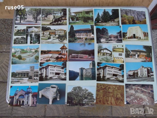 Лот от 25 бр. български картички
