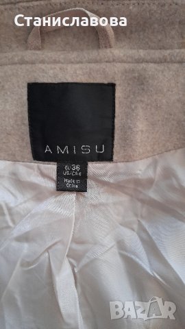 Дамско палто Amisu, снимка 3 - Палта, манта - 42959982