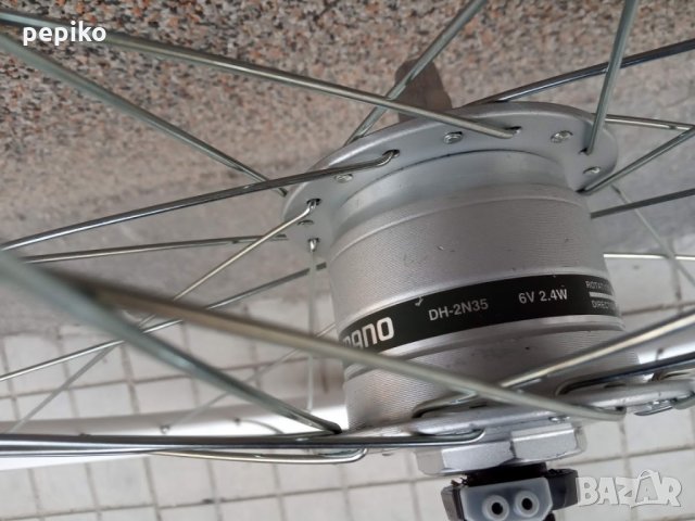 Продавам колела внос от Германия алуминиева капла с динамо главина 26 цола SHIMANO DH-2N35, снимка 7 - Велосипеди - 27430249