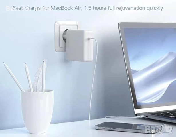 96W AC адаптер съвместим с лаптопи  и телефони от ABRALE, снимка 4 - Друга електроника - 53282867