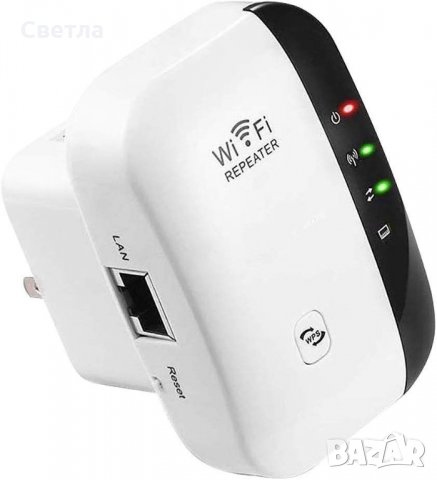 Wi Fi усилвател WiFi repeater рутер Wireless-N 300 Mbps, снимка 4 - Рутери - 28645605