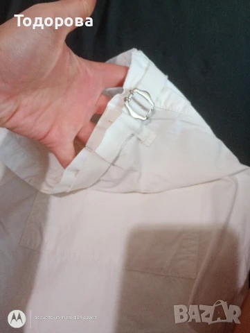 бял мъжки панталон Emporio Armani , снимка 7 - Панталони - 51368503