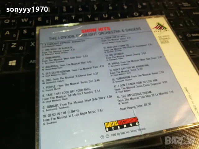 SHOW HITS-ORIGINAL CD-MADE IN SWEDEN-ВНОС GERMANY 2912240823, снимка 11 - CD дискове - 48485924