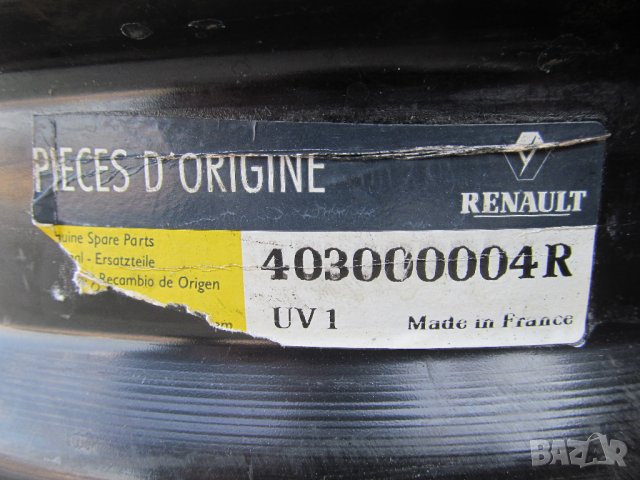 ОРИГИНАЛНИ ЖЕЛЕЗНИ ДЖАНТИ 16'' RENAULT LAGUNA,SCENIC,MEGANE,NISSAN JUKE,QASHQAI , снимка 2 - Гуми и джанти - 28287623