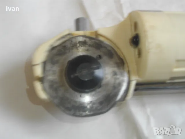 Made in JAPAN ЯПОНСКА Електрическа дискова НОЖИЦА за рязане на плат 30 вата ф45 мм ОТЛИЧНА Малка, снимка 7 - Други инструменти - 47275451