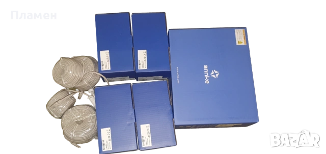 Професионална система за видеонаблюдение ANNKE – 12MP (4 камери + NVR), снимка 3 - Комплекти за видеонаблюдение - 53089693