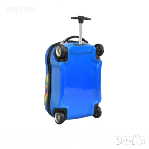 Комплект Куфар и раница, За деца, Кола, Син , снимка 6 - Кенгура и ранички - 53115454