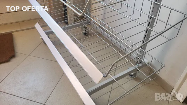 Стелаж подвижни кошници с лого 225 х 96 х 55 см, снимка 7 - Стелажи и щандове - 47866668