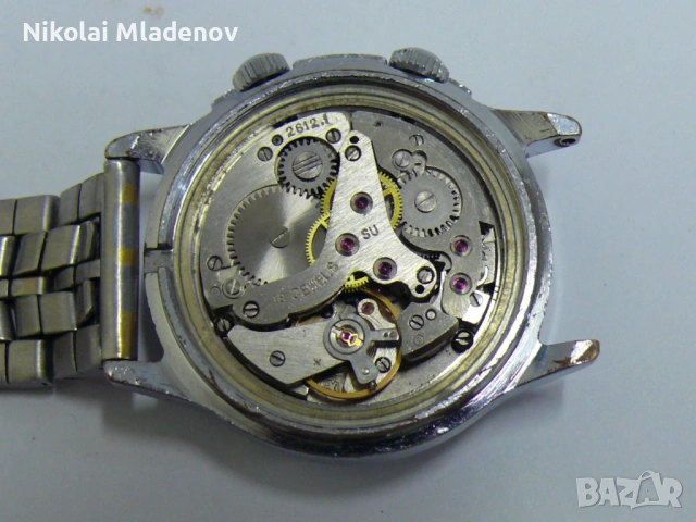 Съветски Полет/POLJOT Звънчев Мъжки ръчен часовник, работещ, снимка 16 - Мъжки - 53277248