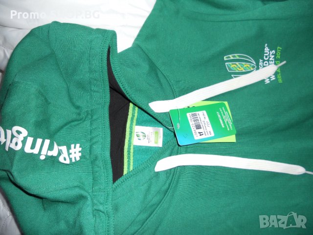 СУПЕР НАМАЛЕНИЕ -Промоция! Спортен суитшърт блуза с дълги ръкави размер Л ХЛ в зелен цвят с качулка , снимка 1 - Спортни екипи - 27004916