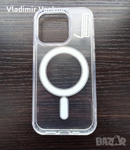 IPhone 15 pro - Прозрачен калъф гръб кейс / MagSave clear case за iPhone 15 pro