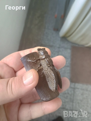 Бронзова цикада, снимка 7 - Колекции - 53095714