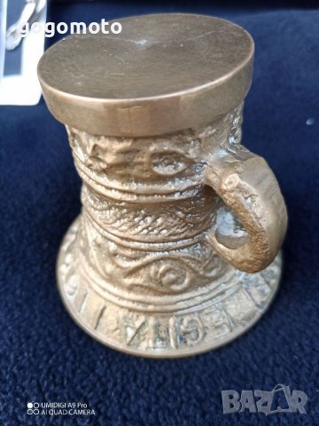 Стара, старинна бронзова чаша, хаванче Арт, Antique 18th Century Bronze Mortar and Pestle , снимка 18 - Други ценни предмети - 37691858