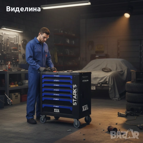 Професионална количка с инструменти 258 части – пълен набор за автосервизи и майстори, снимка 3 - Куфари с инструменти - 53348586