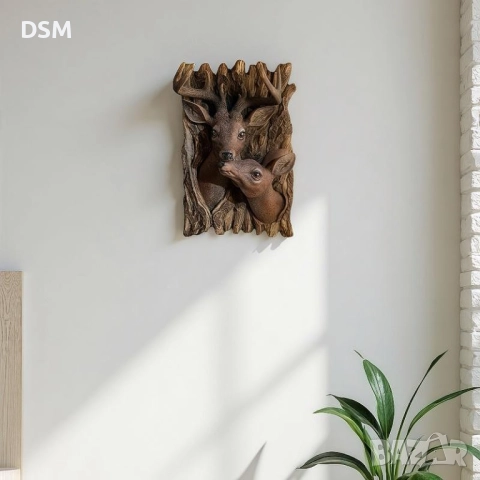 Ново Пано за Стена Елен -  Декорация Еленчета 35х22см, снимка 3 - Пана - 35969045