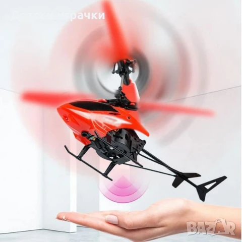 Хеликоптер със сензорно управление, снимка 3 - Влакчета, самолети, хеликоптери - 48300839