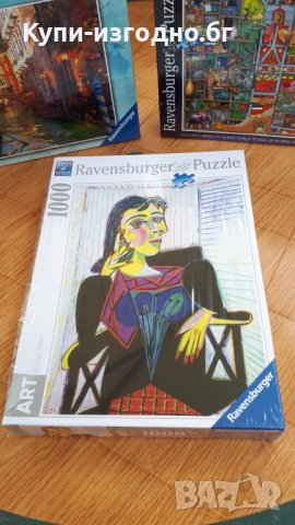 Различни пъзели Revensburger 1000 части - Венеция , Арт жена , Невероятна азбука, снимка 4 - Игри и пъзели - 37577577